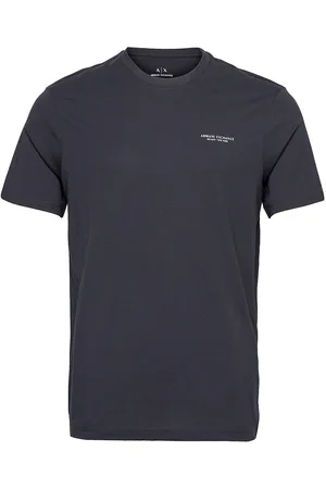 Armani Exchange T-Shirt Tops T-shirts Short-sleeved Blue