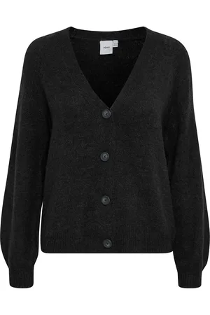 Ichi Ihkamara Ca3 Tops Knitwear Cardigans Black
