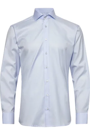 BOSWEEL SHIRTS EST. 1937 Regular Fit Mens Shirt Tops Shirts Business Blue