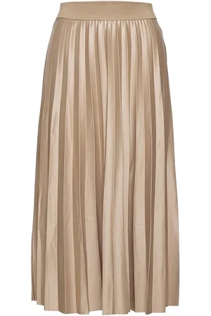 VILA Vinitban Skirt - Noos Polvipituinen Hame Beige