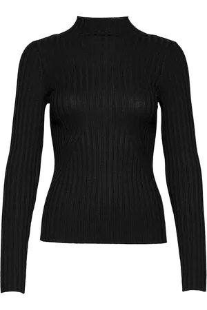 Norr Karlina Ls Top Tops Knitwear Jumpers Black