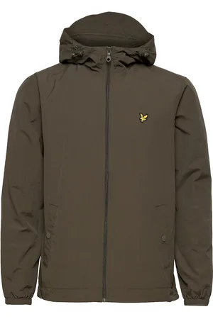 Lyle & Scott Zip Through Hooded Jacket Ohut Takki Green