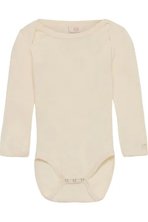 Smallstuff Body Ls Bodies Long-sleeved Cream