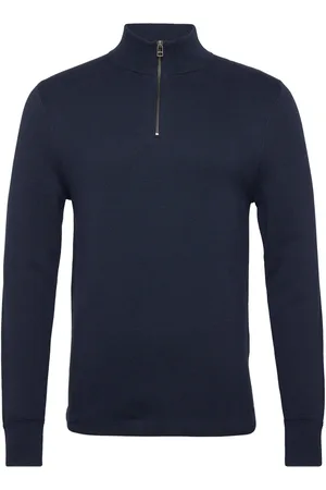 Dockers Core 45295 Zip Tops Knitwear Half Zip Jumpers Navy