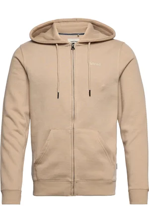 Blend Bhdownton Zipthrough Tops Sweat-shirts & Hoodies Hoodies Brown