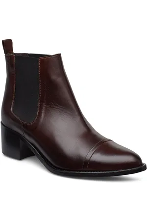Bianco Biacarol Dress Chelsea Shoes Boots Ankle Boots Ankle Boots With Heel Brown