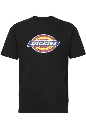Dickies Icon Logo Tee Designers T-shirts Short-sleeved Black