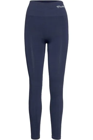 Hummel Hmltif Seamless High Waist Tights Sport Running-training Tights Seamless Tights Blue
