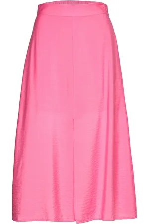 Gina Tricot Lilly Skirt Polvipituinen Hame Pink