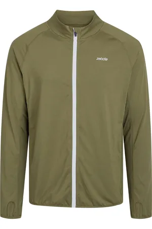 ZEBDIA Mens Sports Jacket Sport Sweat-shirts & Hoodies Fleeces & Midlayers Khaki Green