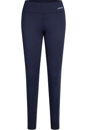 ZEBDIA Womens Running Tights Sport Running-training Tights Blue