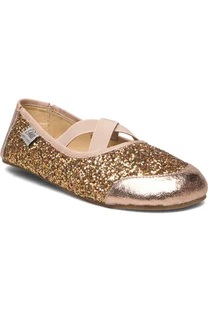 Sofie Schnoor Baby and Kids Neliask Indoor Shoe Ballerinat Gold