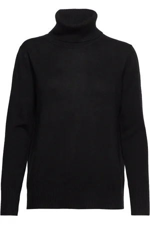 Rosemunde Wool & Cashmere Pullover Tops Knitwear Turtleneck Black