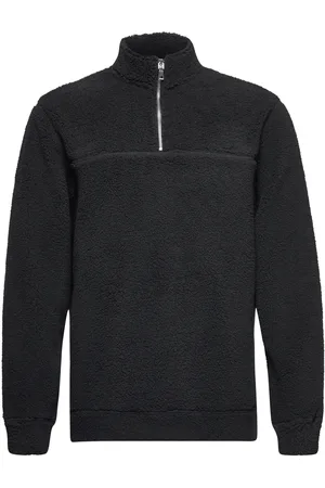 Only & Sons Onsremy Reg 1/4 Zip Swt Tops Sweat-shirts & Hoodies Fleeces & Midlayers Black
