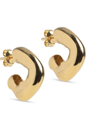 Enamel Hoops, Gianna Accessories Jewellery Earrings Hoops Gold