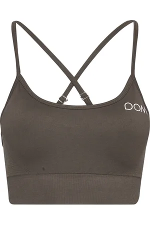 Drop Of Mindfulness Maya Sport Bras & Tops Sports Bras - All Brown