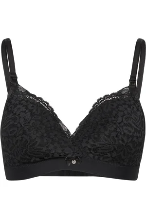 Hunkemöller Rose M Non Wire Nursing Bra Lingerie Bras & Tops Soft Bras Non Wired Bras Black