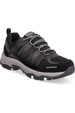 Skechers Womens Relaxed Fit Trego Lookout Point Waterproof Sport Sneakers Low-top Sneakers Multi/patterned