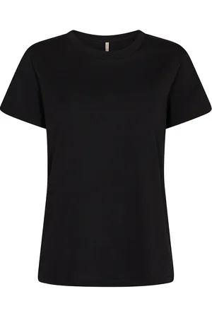 soyaconcept Sc-Derby Tops T-shirts & Tops Short-sleeved Black