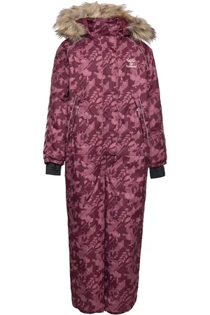 Hummel Hmlicy Tex Snowsuit Outerwear Coveralls Snow-ski Coveralls & Sets Pink