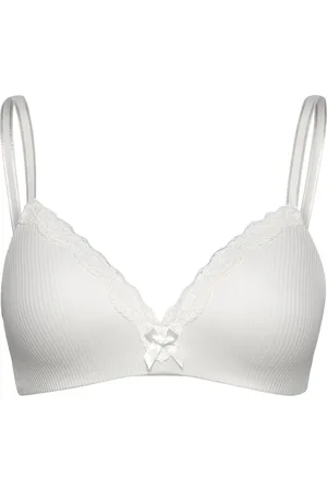 Hunkemöller Lola Padded Non-Wired Bra Lingerie Bras & Tops Soft Bras Non Wired Bras White