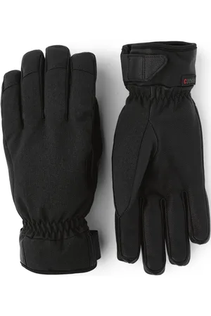 Hestra Cz Primaloft Flex - 5 Finger Black Sport Gloves Finger Gloves Black