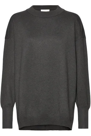 Norr Als Over Knit Top Tops Knitwear Jumpers Grey