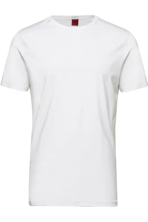 JBS T-Shirt O-Neck Tops T-shirts Short-sleeved White