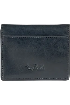 Tony Perotti Creditcard Wallet, Fold, W/ Banknote Pocket Designers Wallets Cardholder Black