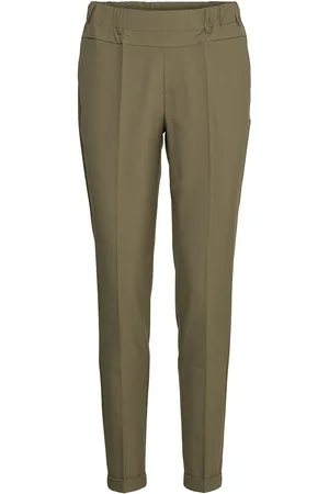 Kaffe Nanci Jillian Pant Bottoms Trousers Slim Fit Trousers Green