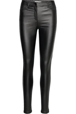 soyaconcept Sc-Pam Bottoms Trousers Leather Leggings-Housut Black