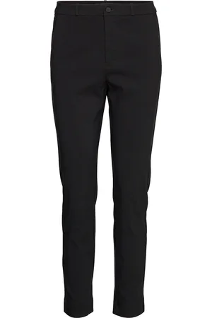 Freequent Fqsolvej-Ankle-Pa Bottoms Trousers Chinos Black