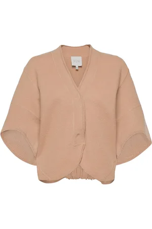 Dagmar Bea Designers Knitwear Cardigans Beige