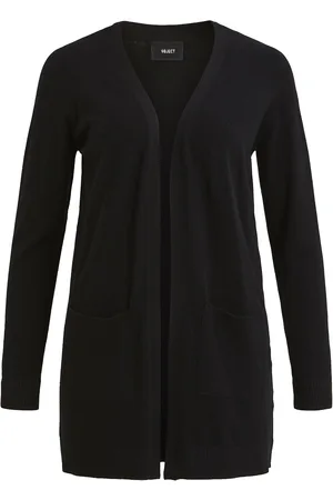 Object Objthess L/S Cardigan Noos Tops Knitwear Cardigans Black