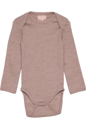 Smallstuff Body Ls Bodies Long-sleeved Brown