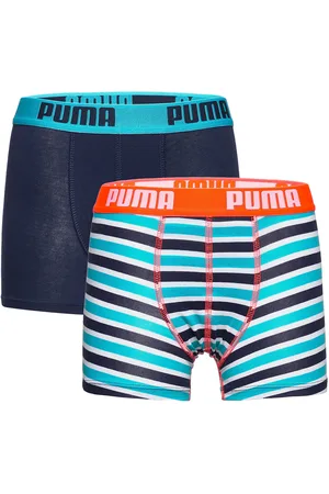 PUMA Boys Basic Boxer Printed Strip Night & Underwear Underwear Underpants Multi/patterned