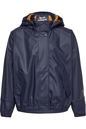 Molo Zan Outerwear Rainwear Jackets Navy