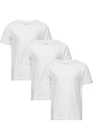 Claudio Boys 3-Pack T-Shirt Tops T-shirts Short-sleeved White