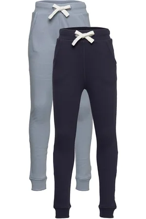Minymo Basic 36 -Sweat Pant Bottoms Sweatpants Blue