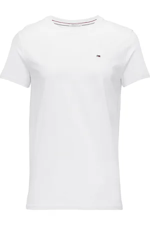 Tommy Hilfiger Tjm Xslim Jersey Tee Tops T-shirts Short-sleeved White