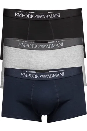 Emporio Armani Mens Knit 3Pack Trun Bokserit Multi/patterned