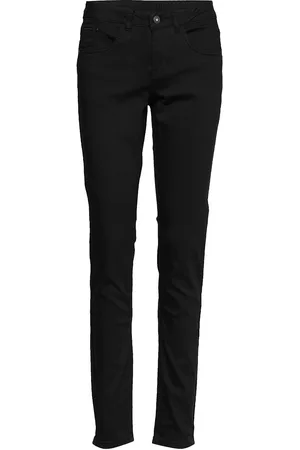 Cream Lottecr Plain Twill - Coco Fit Bottoms Jeans Skinny Black