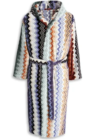 Missoni Giacomo Bathrobe Hooded Home Textiles Bathroom Textiles Robes Multi/patterned
