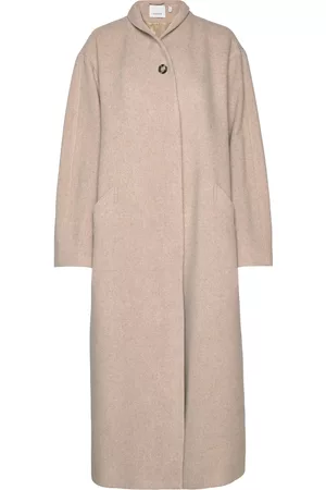 Dagmar Naiset Päällystakit - Cameron Coat Outerwear Coats Winter Coats Beige