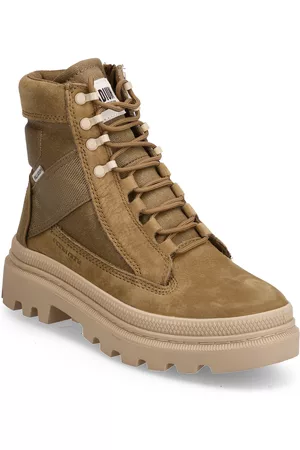 Palladium Pallatrooper Tact Shoes Boots Ankle Boots Laced Boots Vihreä