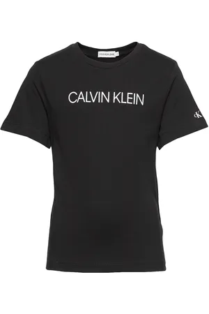 Calvin Klein Institutional T-Shirt Tops T-shirts Short-sleeved Black