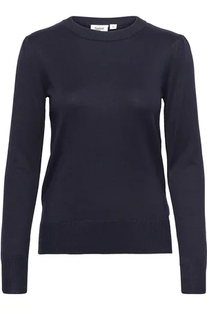 Saint Tropez Milasz Pullover Tops Knitwear Jumpers Navy