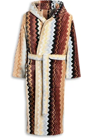 Missoni Giacomo Bathrobe Hooded Home Textiles Bathroom Textiles Robes Multi/patterned