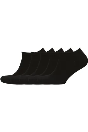 Decoy Sneaker Sock Cotton 5-Pk Lingerie Socks Footies-ankle Socks Black