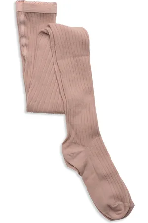 mp Denmark Tights Cotton Rib Sukkahousut Pink